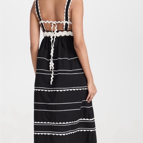 NWOT Sea NY Ryleigh Ric Rac Midi Dress - Picture 3 of 7